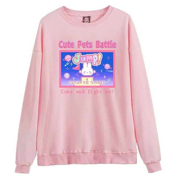 Starry Collector Pastel Goth Harajuku Sweatshirt – Size XL – NWT - Picture 2 of 3